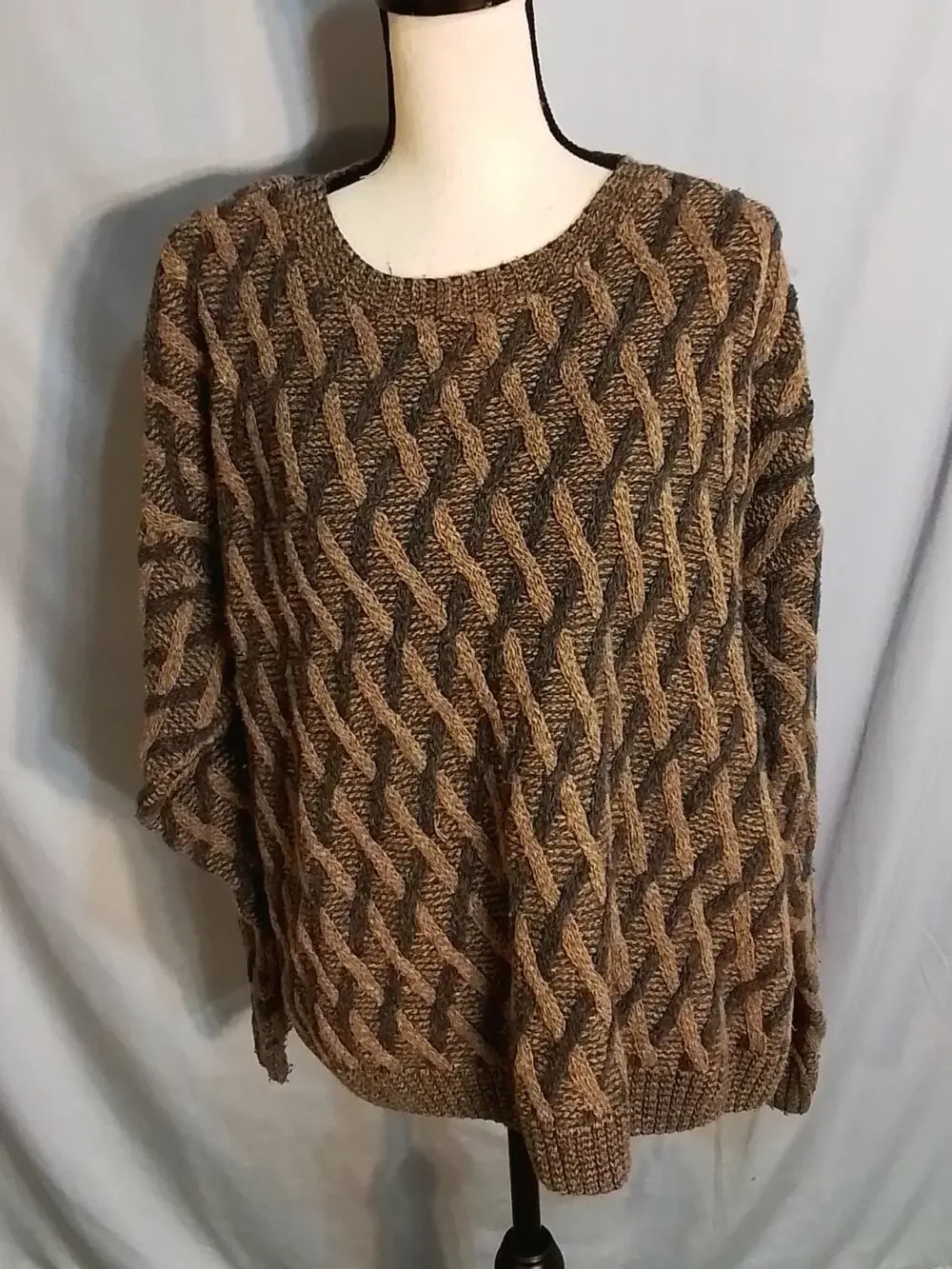 Liberty Sweaters  brown and gray men sweater